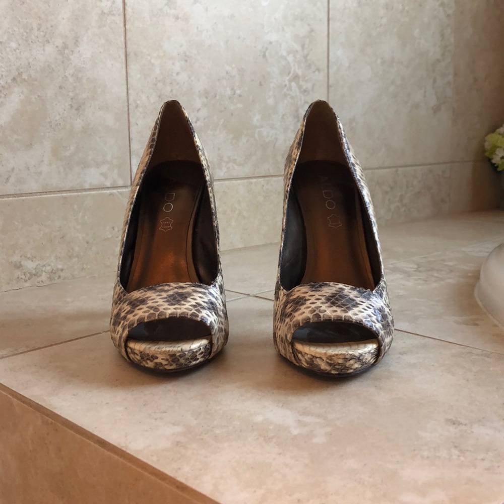 Aldo Python Peep toe pump - Picture 2 of 5